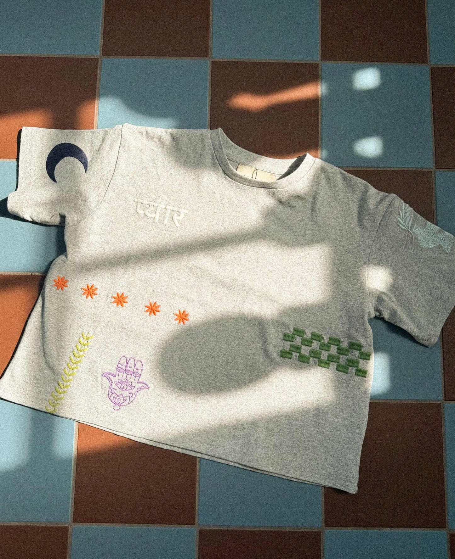 Sissel Edelbo Billie MINI T-shirt - Grey Melange