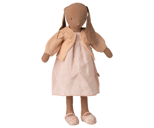 Maileg Strikket cardigan til kanin str. 3 - Rosa