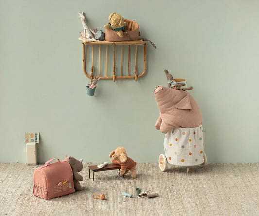 Maileg Hvalpetilbehør, Small, Strikket sweater - Rosa