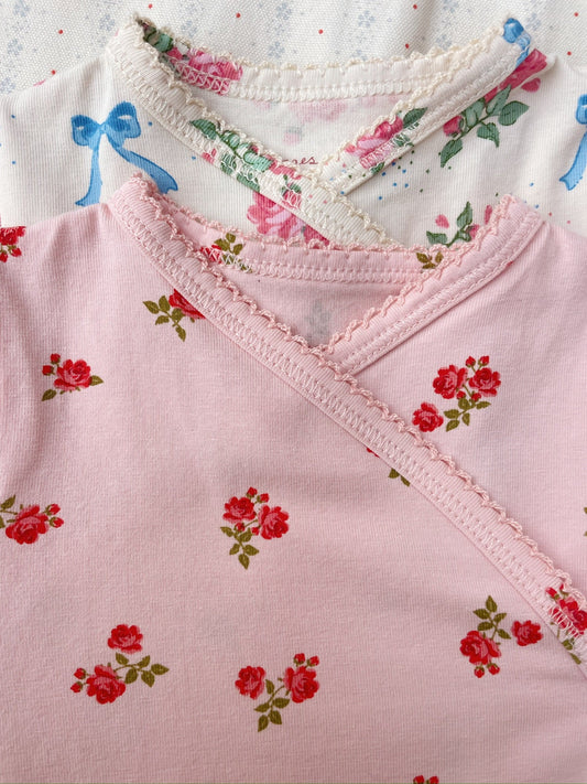 Konges Sløjd Basic Newborn Bodystocking - Rosa Pink