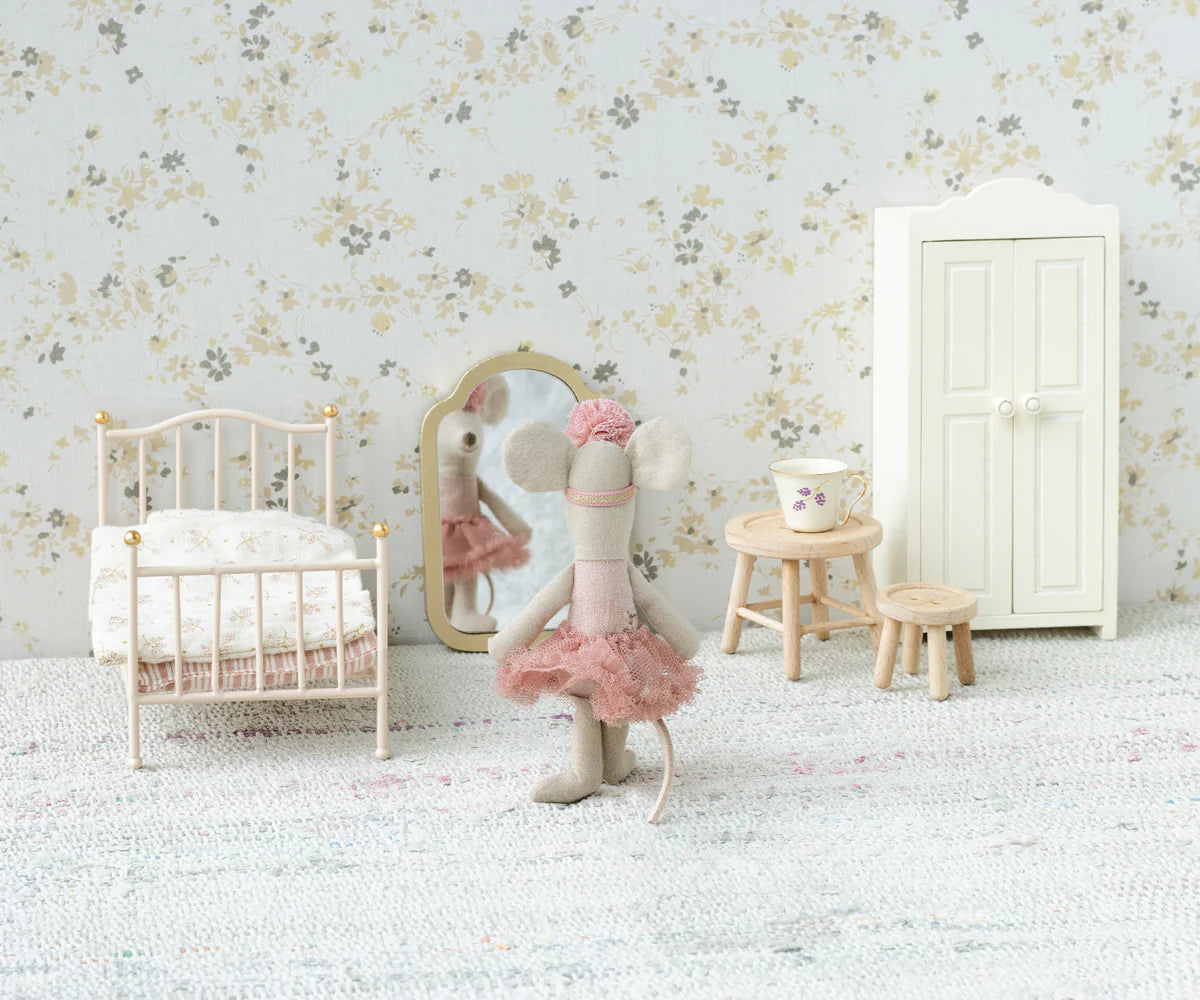 Maileg Ballerina mus lillesøster - Rosa