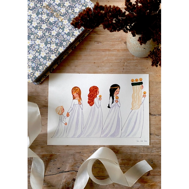 Tall Hat Tales Lucia optog til udklip A5