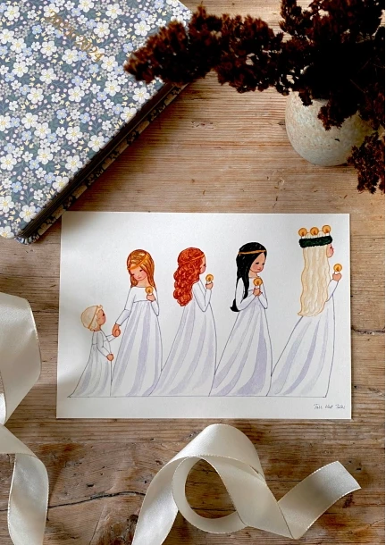 Tall Hat Tales Lucia optog til udklip A5