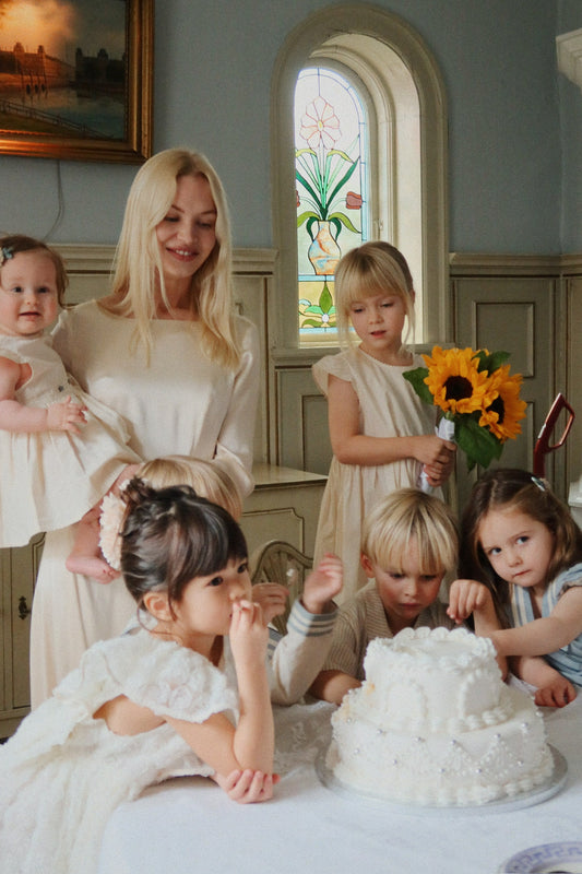 Konges Sløjd Aaliyah Baby set - Eggnog