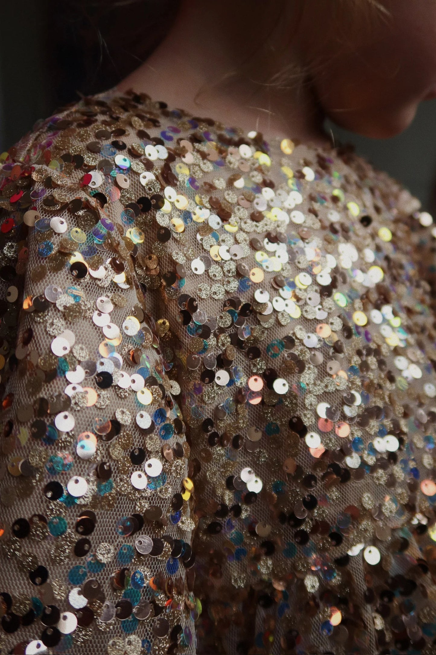 Konges Sløjd Lila Sequins Dress - Gold Glitter
