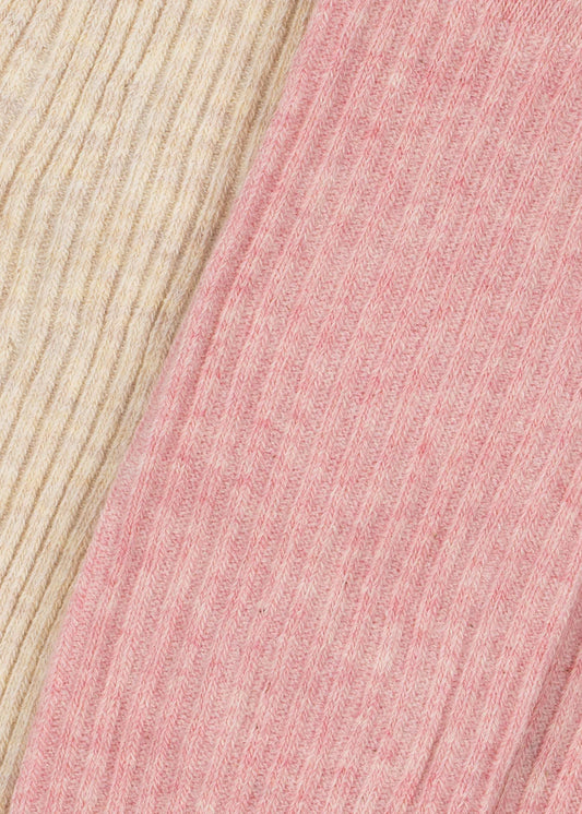 Konges Sløjd 2-Pak Rib Tights - Rose Mix