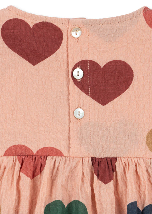 Konges Sløjd Elin Romper - Coeur Rose Coloré