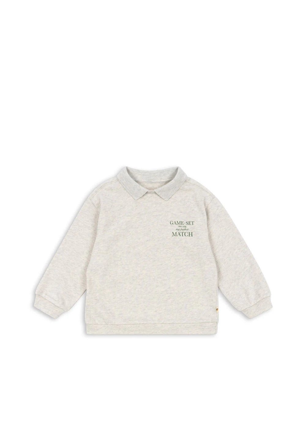 Konges Sløjd Spotty Polo - Offwhite Melange
