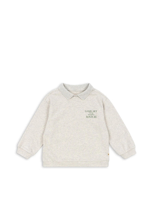 Konges Sløjd Spotty Polo - Offwhite Melange