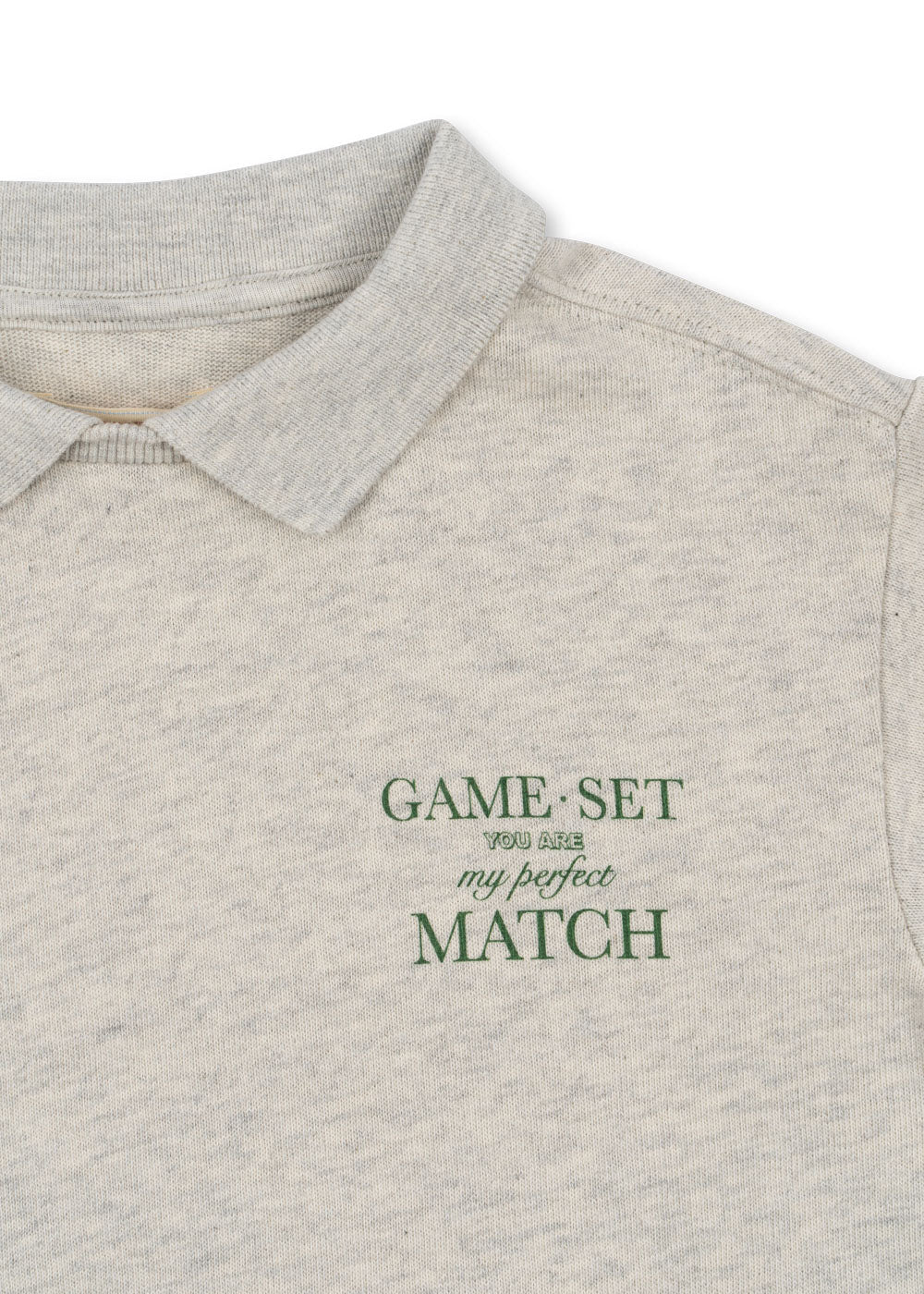Konges Sløjd Spotty Polo - Offwhite Melange