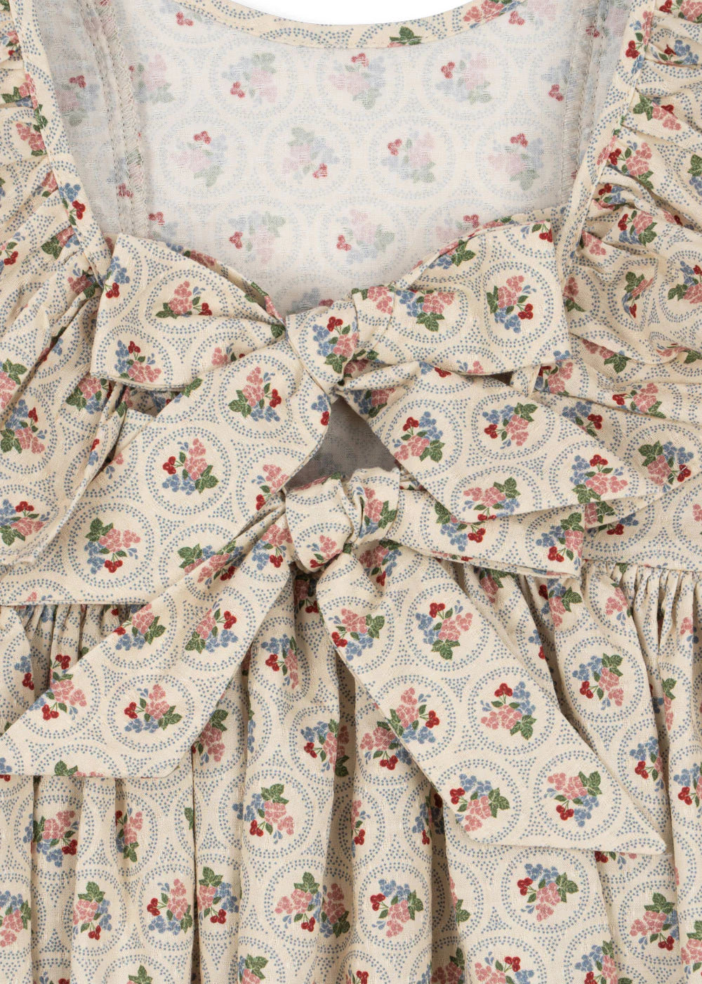 Konges Sløjd Cianna Bow Dress - Verona Blues
