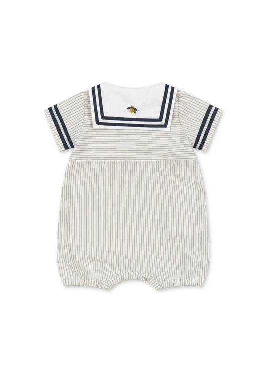 Konges Sløjd Allie Sailor Romper - Bleu Stripe