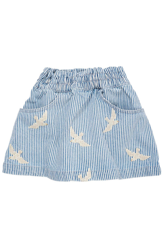 Copenhagen Colors Yarndyed Stripe Twill Skirt