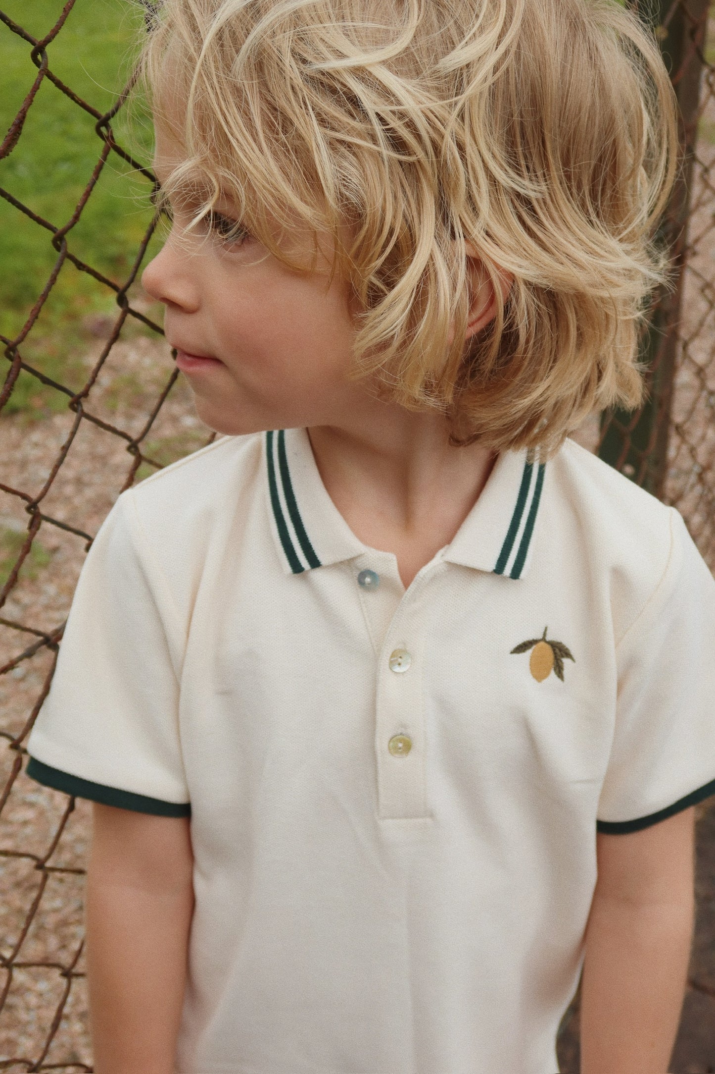 Konges Sløjd Florian Polo Shirt - Antique White