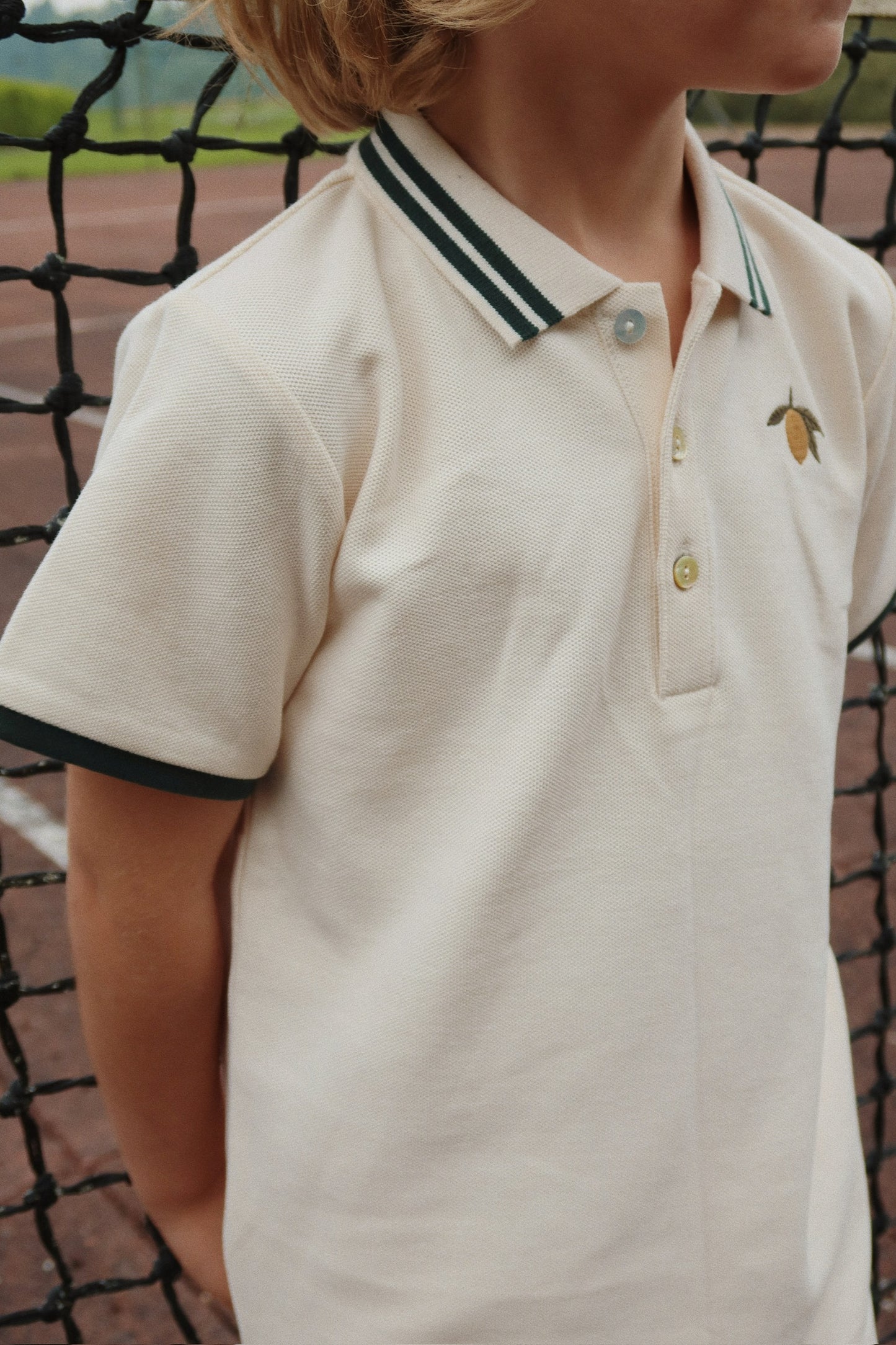 Konges Sløjd Florian Polo Shirt - Antique White