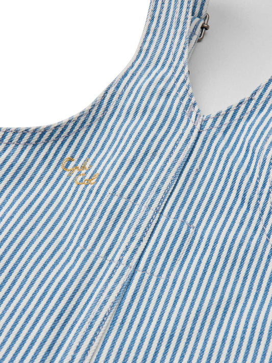 Copenhagen Colors Yarndyed Twill Baby Overalls