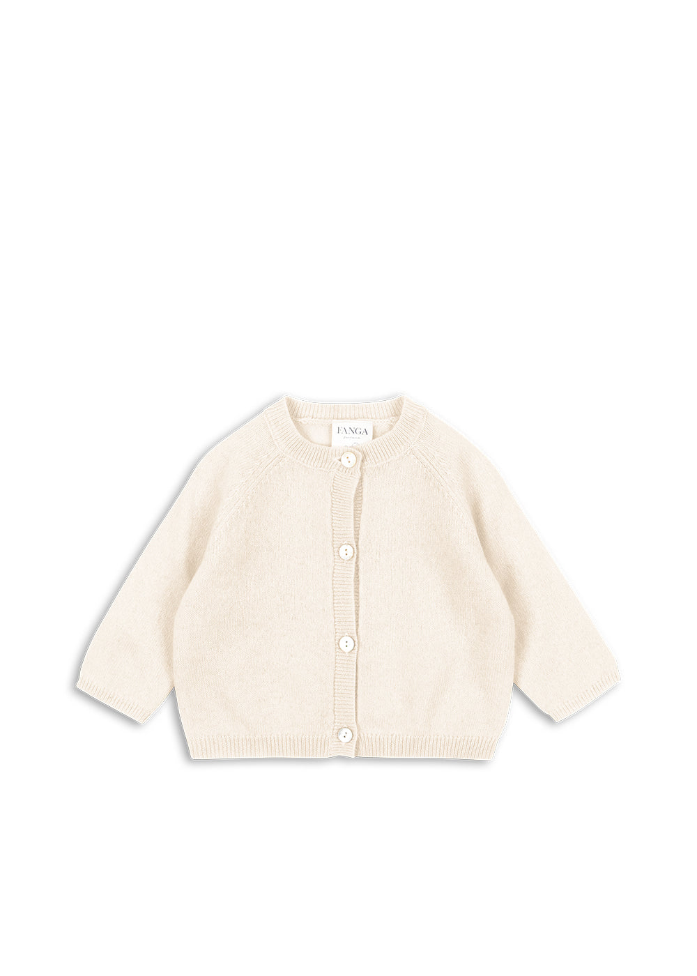 Fanga Fontana Savora Wool Cardigan - Antique White