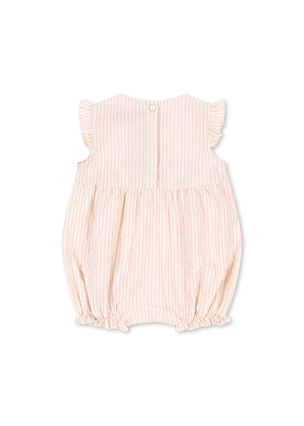 Konges Sløjd Ellie Frill romper - Peony Stripe