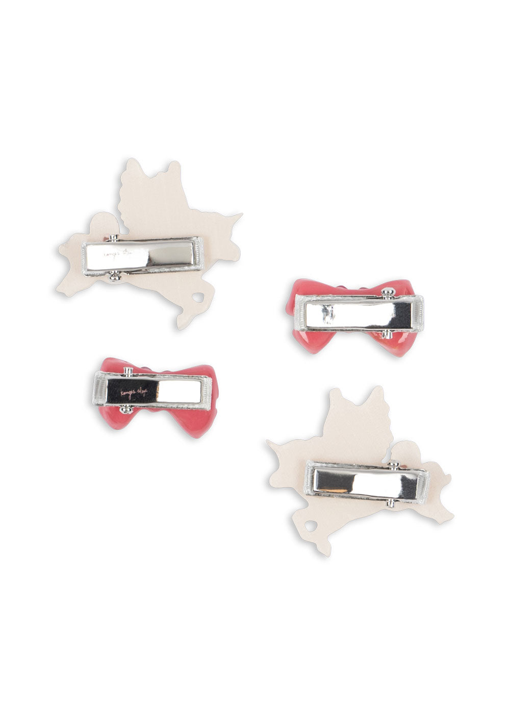 Konges Sløjd 4-pak Unicorn Bow Hairclip - Multi