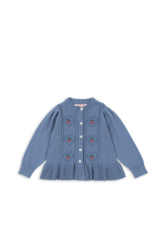 Konges Sløjd Soleil Knit Cardigan - Country Blue
