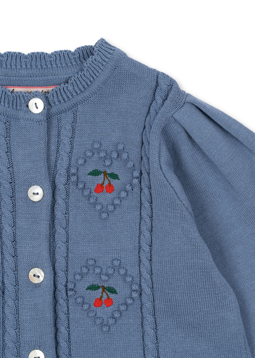 Konges Sløjd Soleil Knit Cardigan - Country Blue