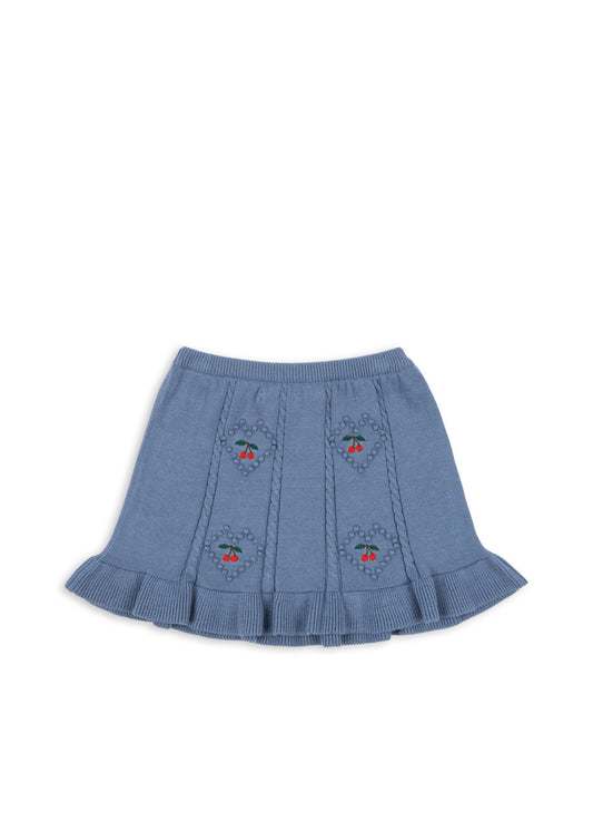 Konges Sløjd Soleil Knit Skirt - Country Blue