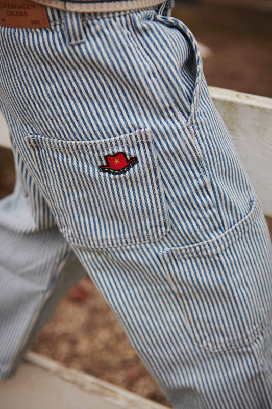 Copenhagen Colors Yarndyed Stripe Twill Cargo Pants