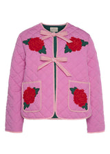 Sissel Edelbo Penny Organic quilted jacket, Cyclamen - PREORDER uge 27