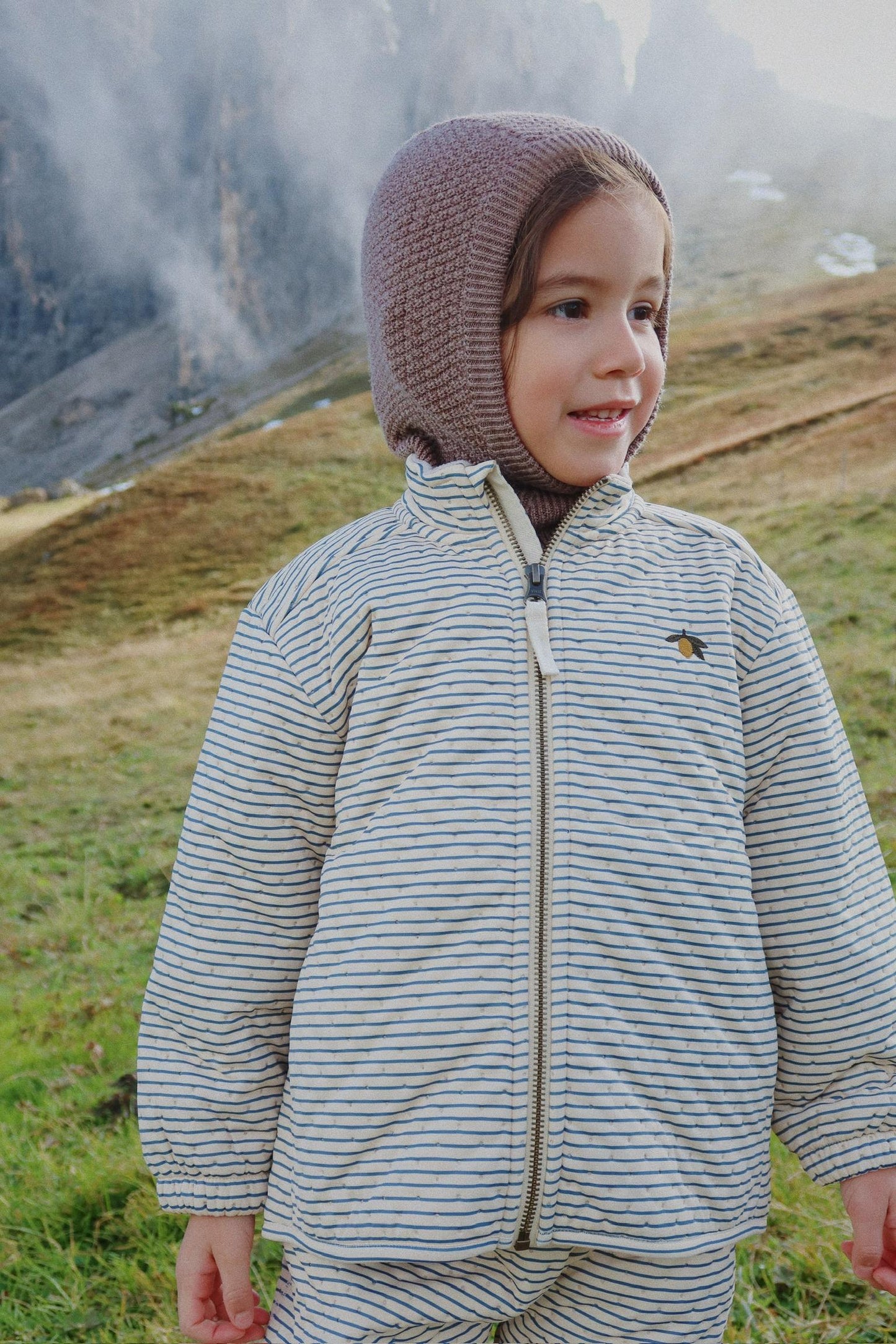 Konges Sløjd Thermo Jacket - Stripe Bluie