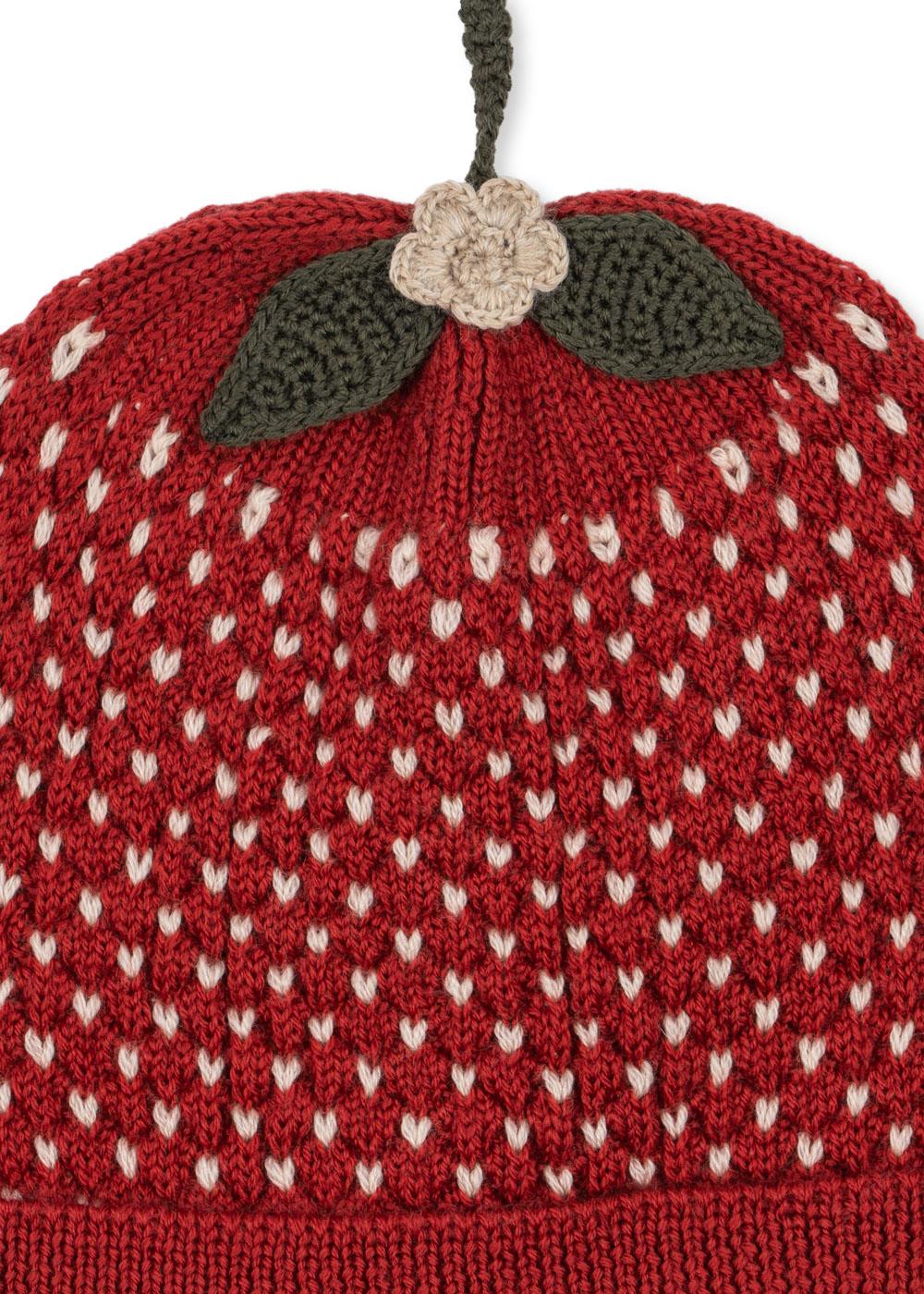 Konges Sløjd Strawberry Beanie - True Red