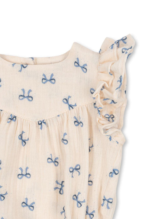 Konges Sløjd Coco Romper - Bow Bleu