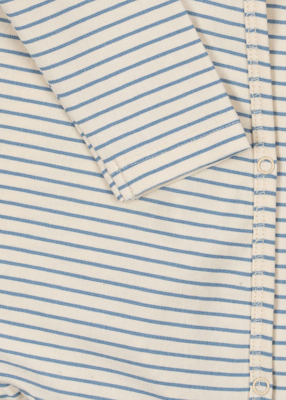 Konges Sløjd Basic Newborn Onesie - Stripe Bluie