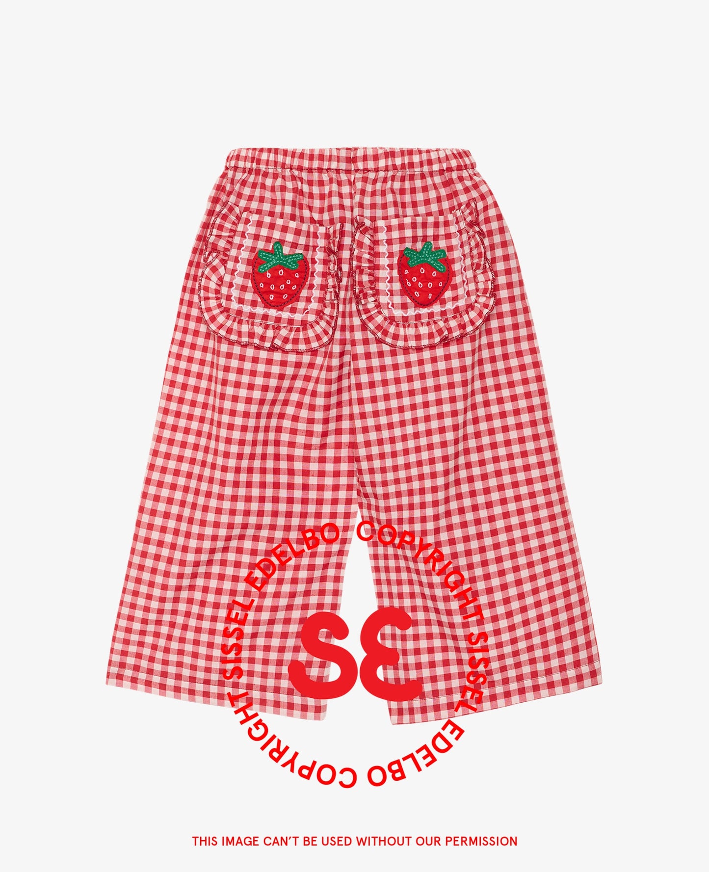 Sissel Edelbo Saxo MINI pants - Red Checks