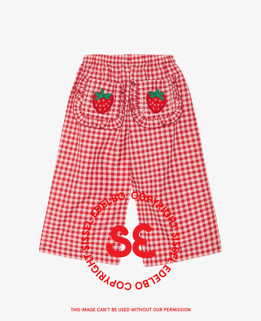 Sissel Edelbo Saxo MINI pants - Red Checks