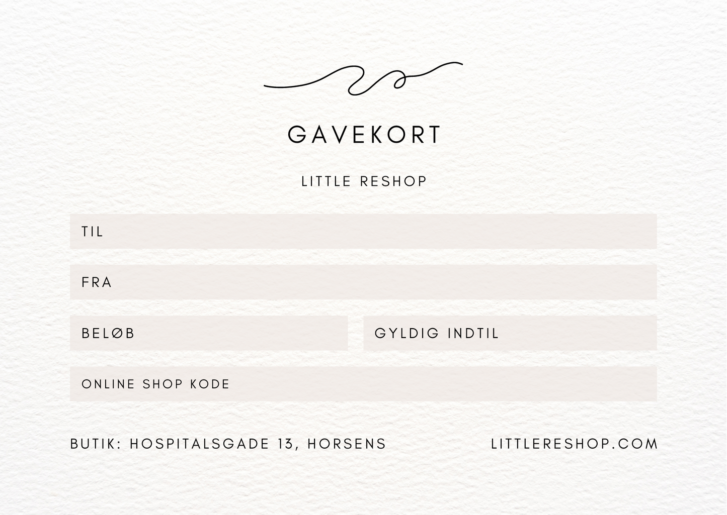 Gavekort