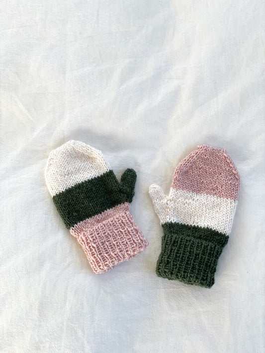 Håndstrikkede Vesterhavsvanter str. 6-12 mdr