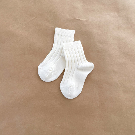 Cóndor ankelstrømper i rib, Cava