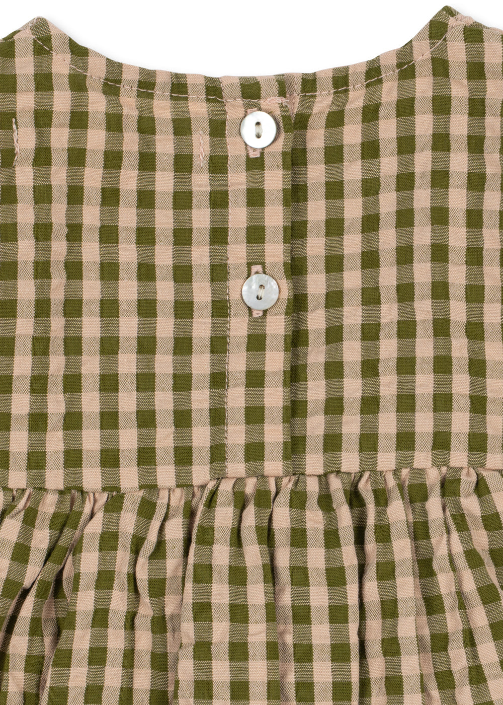 KIM ROMPER - AVOCADO CHECK