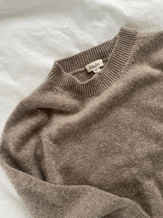 Lalaby Colin sweater i Kashmir - Toast str. 5 år