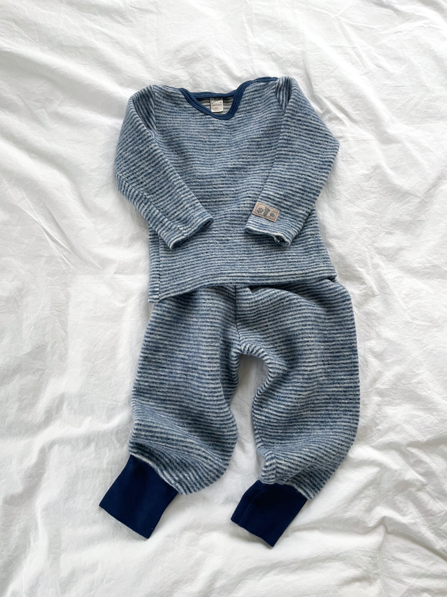 Lilano bluse & bukser i børstet uld str. 2 år