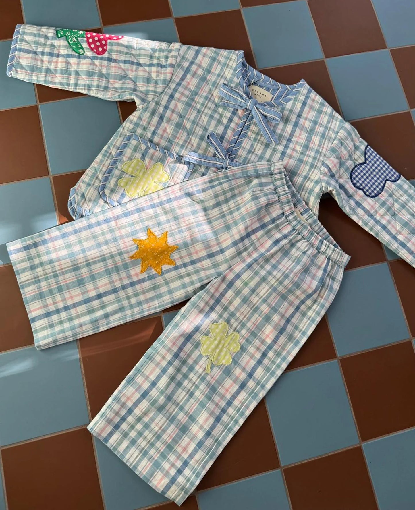 Sissel Edelbo Saxo MINI pants - Pastel Checks
