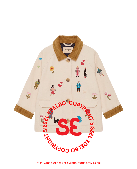 Sissel Edelbo Cara MINI Jacket - White Swan