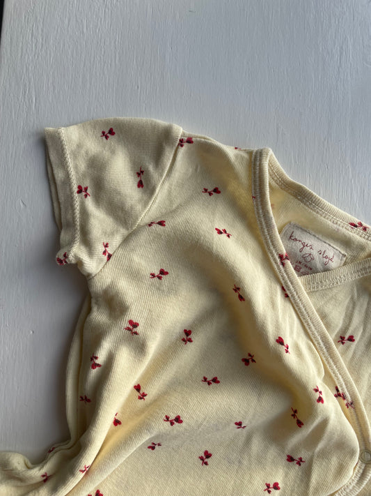 Konges Sløjd kortærmet bodystocking str. 3 mdr