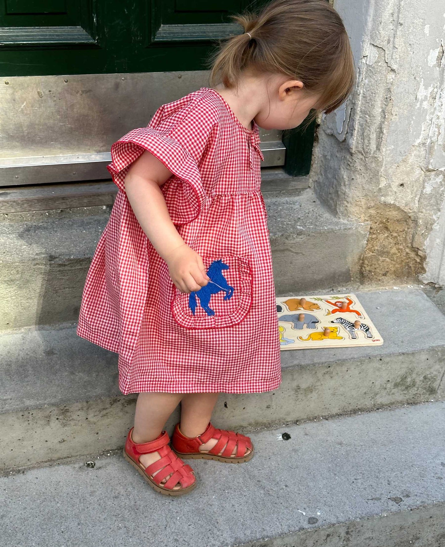 Sissel Edelbo Ohio MINI dress - Red White gingham