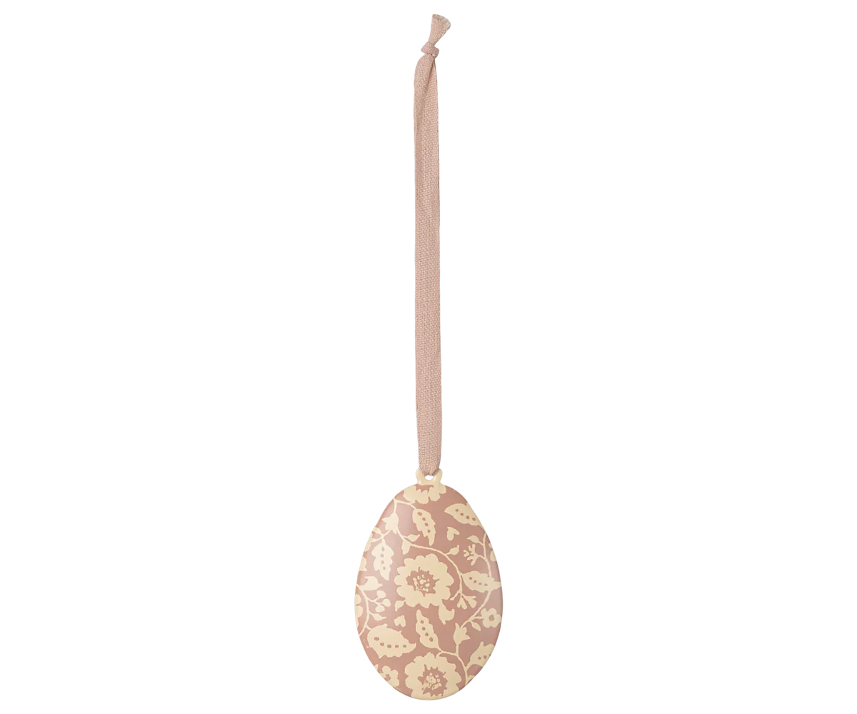 Maileg Påske ophæng m blomster - Mørk Pudder