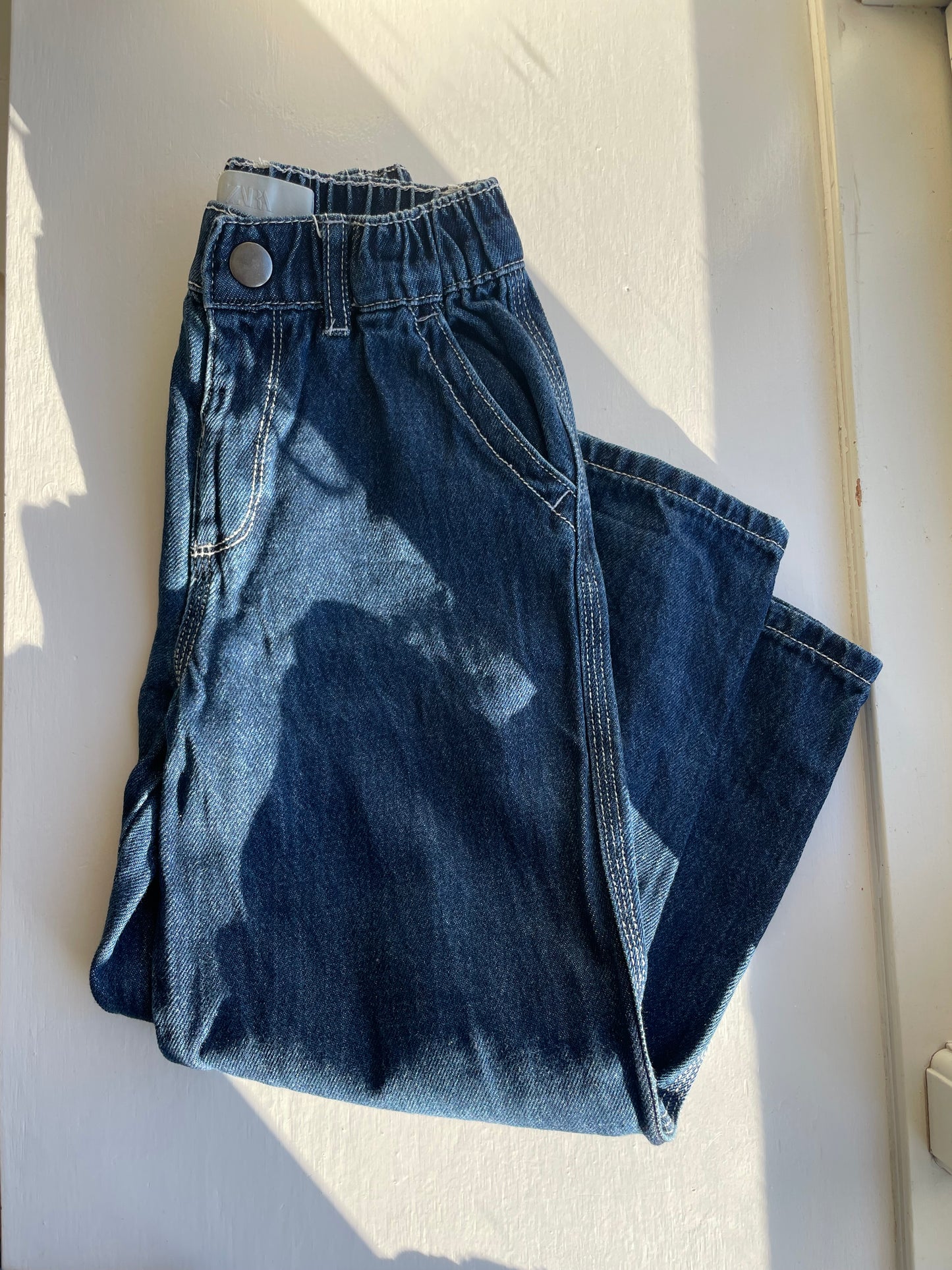 Zara mørkeblå jeans str. 6 år