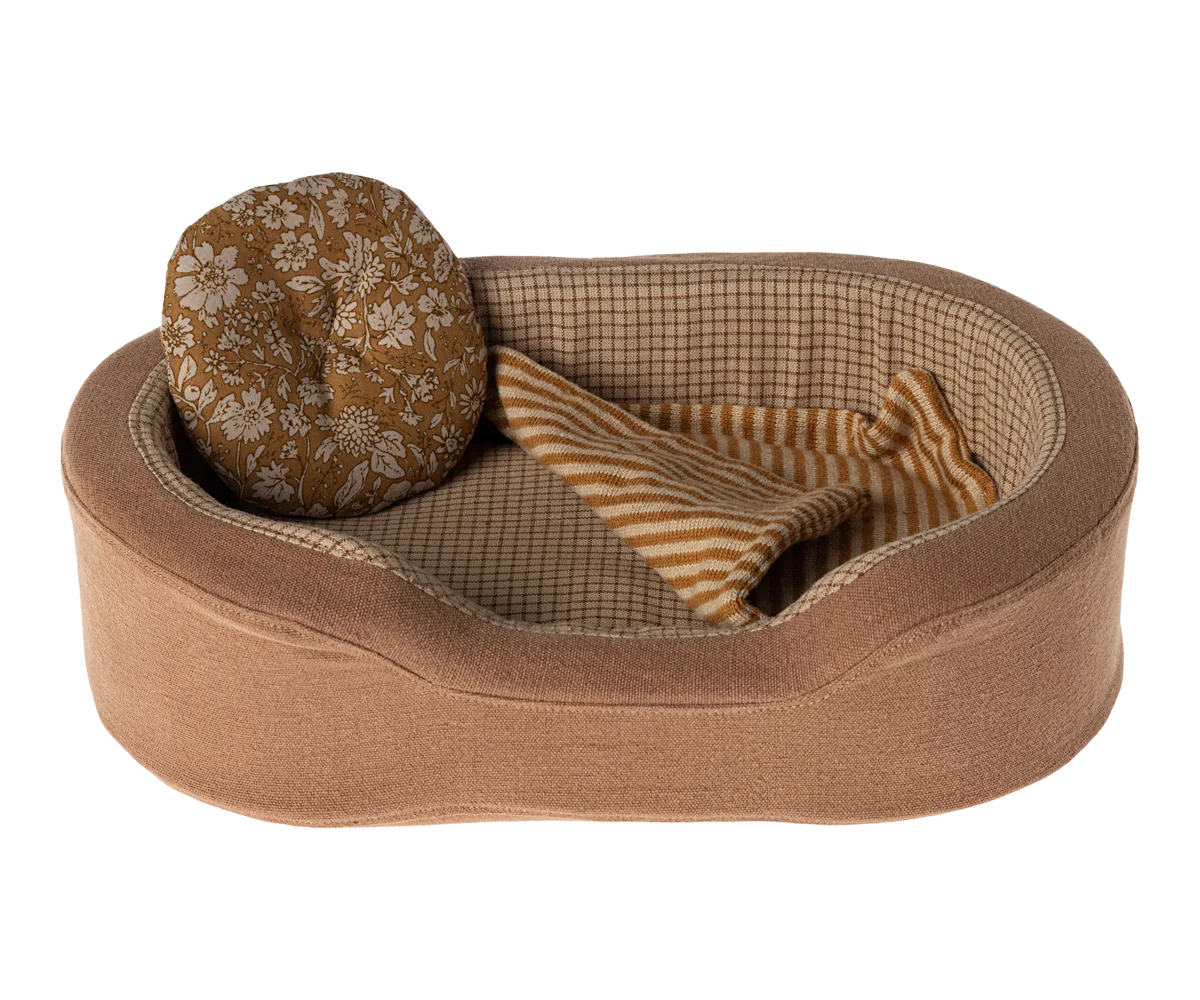 Maileg Cozy Basket - kurv til plysdyr - Brown
