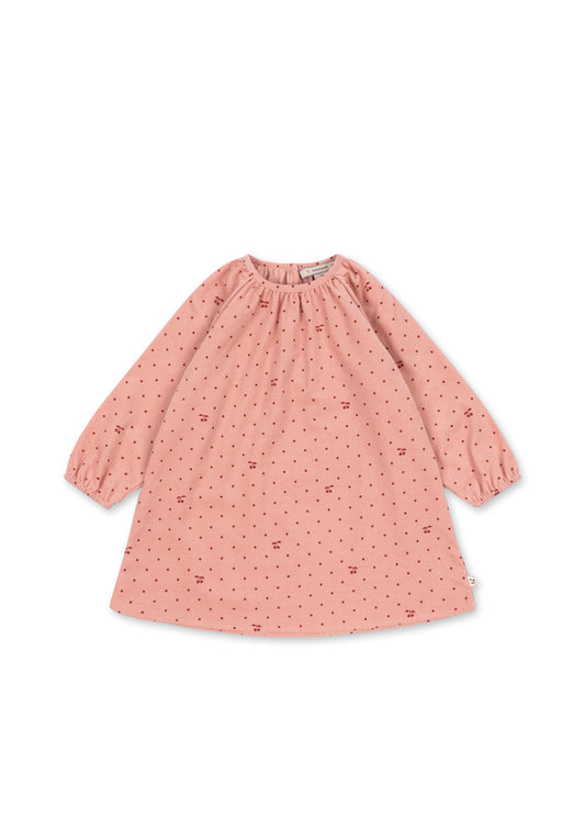 MARLO KJOLE I FLØJL - CHERRY DOT SCARLET
