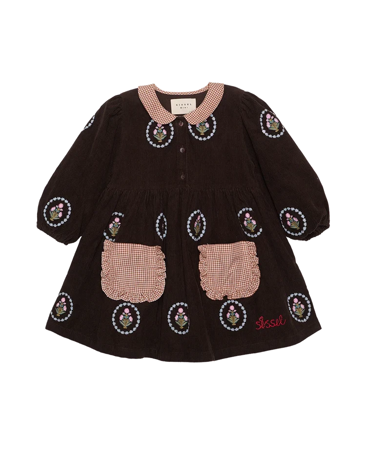 LUNA MINI KJOLE - FUDGE