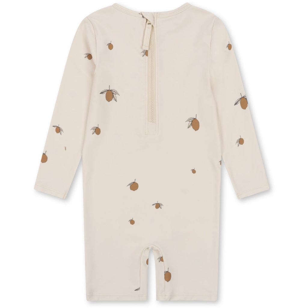 Konges Sløjd Aster UV onesie, Lemon